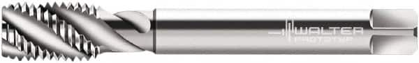 Walter-Prototyp - 1-1/2 - 6 UNC 4 Flute 2B Modified Bottoming Spiral Flute Tap - Cobalt, Bright Finish, 200mm OAL, Right Hand Flute, Right Hand Thread, Series P22569 - Caliber Tooling