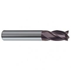 5mm Dia. x 54mm Overall Length 4-Flute Square End Solid Carbide SE End Mill-Round Shank-Center Cut-Firex - Caliber Tooling