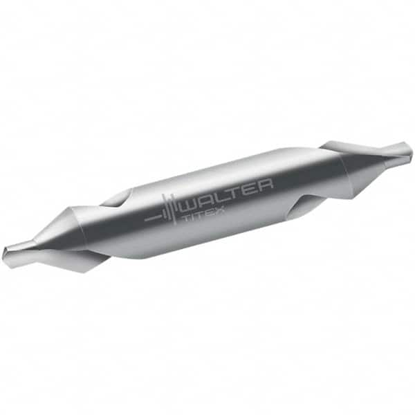 Walter-Titex - Metric Plain Cut 60° Incl Angle High Speed Steel Combo Drill & Countersink - Caliber Tooling