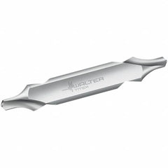 Walter-Titex - Metric Radius Cut 60° Incl Angle High Speed Steel Combo Drill & Countersink - Caliber Tooling