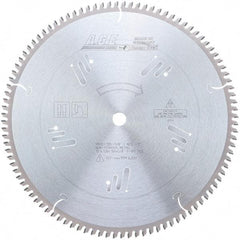 Amana Tool - 12" Diam, 5/8" Arbor Hole Diam, 100 Tooth Wet & Dry Cut Saw Blade - Carbide-Tipped, Clean Action, Standard Round Arbor - Caliber Tooling