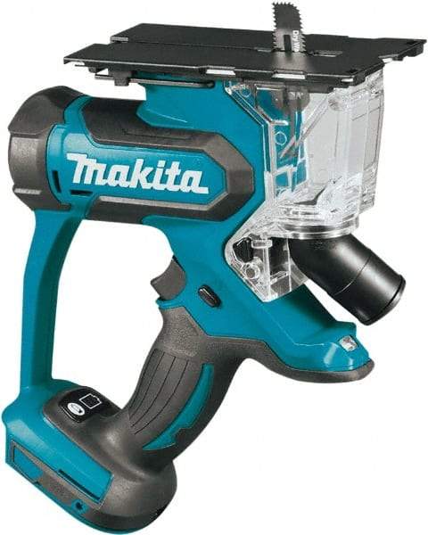 Makita - 18 Volt, 6,000 SPM, 1-3/16" Stroke Length, Lithium-Ion Cordless Jigsaw - 90° Cutting Angle, Series 18V LXT - Caliber Tooling