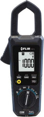 FLIR - CM74, CAT IV, Digital True RMS Auto Ranging Clamp Meter with 1.38" Clamp On Jaws - 1000 VAC/VDC, 600 AC/DC Amps, Measures Voltage, Capacitance, Current, Frequency, Resistance - Caliber Tooling