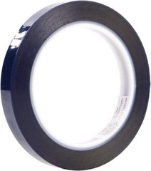 3M - 3/4" Wide x 72 Yd Long Blue Polyester Film Masking Tape - Series 8991, 2.4 mil Thick - Caliber Tooling