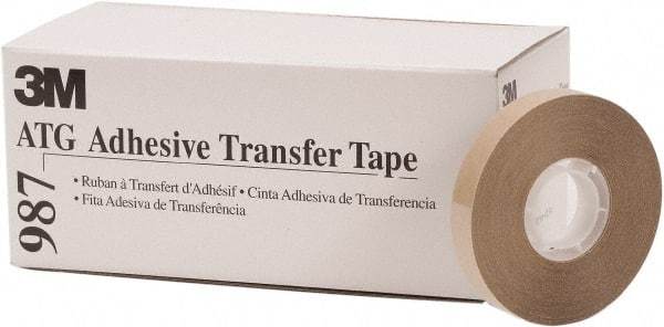 3M - 36 Yds. Long x, High Strength Acrylic Adhesive Transfer Tape - Paper Liner, 2 mil Thick - Caliber Tooling