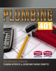 DELMAR CENGAGE Learning - Plumbing 401 Publication, 1st Edition - by Phcc Educational Foundation Plumbing Apprentice & Journeyman, Delmar/Cengage Learning, 2008 - Caliber Tooling