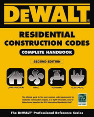 DELMAR CENGAGE Learning - DEWALT 2015 Residential Construction Codes: Complete Handbook Publication, 2nd Edition - by Underwood, Delmar/Cengage Learning - Caliber Tooling