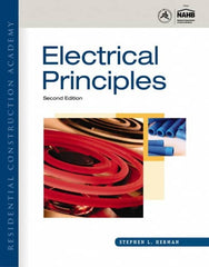 DELMAR CENGAGE Learning - Residential Construction Academy: Electrical Principles Publication, 2nd Edition - by Herman, Delmar/Cengage Learning, 2011 - Caliber Tooling