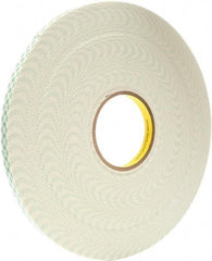 3M - 3/4" x 5 Yd Acrylic Adhesive Double Sided Tape - 0.06" Thick, Urethane Foam Liner, Series 4026W - Caliber Tooling