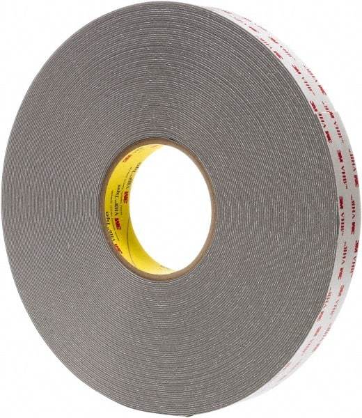 3M - 1/2" x 5 Yd Acrylic Adhesive Double Sided Tape - 0.04" Thick, Polyethylene Foam Liner, Series RP45 - Caliber Tooling