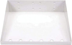 Triton - 12" Long White Pegboard Shelf - For Use with Garment Hangers - Caliber Tooling