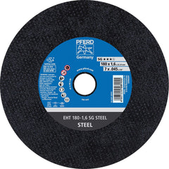 PFERD - Cutoff Wheels; Tool Compatibility: Angle Grinder ; Wheel Diameter (Inch): 7 ; Wheel Thickness (Inch): 0.0450 ; Abrasive Material: Aluminum Oxide ; Maximum RPM: 8500.000 ; Grit: 46 - Exact Industrial Supply