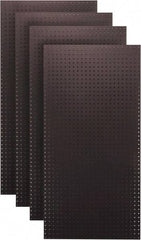 Triton - 24" Wide x 48" High Peg Board Storage Board - 4 Panels, Hardboard, Black - Caliber Tooling