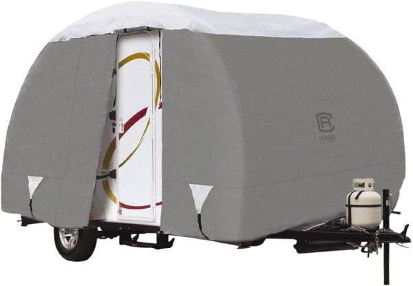 Classic Accessories - Polypropylene RV Protective Cover - 16' 6" Long, Gray and White - Caliber Tooling