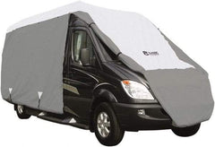 Classic Accessories - Polypropylene RV Protective Cover - 20 to 23' Long x 117" High, Gray and White - Caliber Tooling