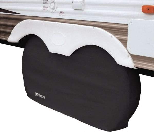 Classic Accessories - Polyvinyl Chloride RV Protective Cover - 27 to 30" Diam 8" Wide, Black - Caliber Tooling