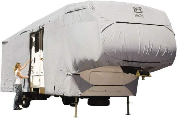 Classic Accessories - Polyester RV Protective Cover - 20 to 23' Long x 122" High, Gray - Caliber Tooling