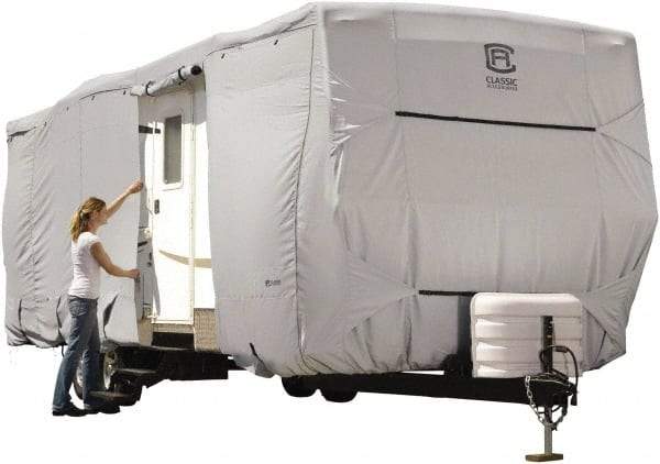 Classic Accessories - Polyester RV Protective Cover - 20' Long x 118" High, Gray - Caliber Tooling