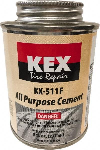 KEX Tire Repair - 8 oz. Can Cement - For Tires & Wheels - Caliber Tooling