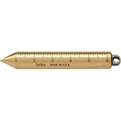 Lufkin - Plumb Bobs Weight (oz.): 20.00 Material: Brass - Caliber Tooling