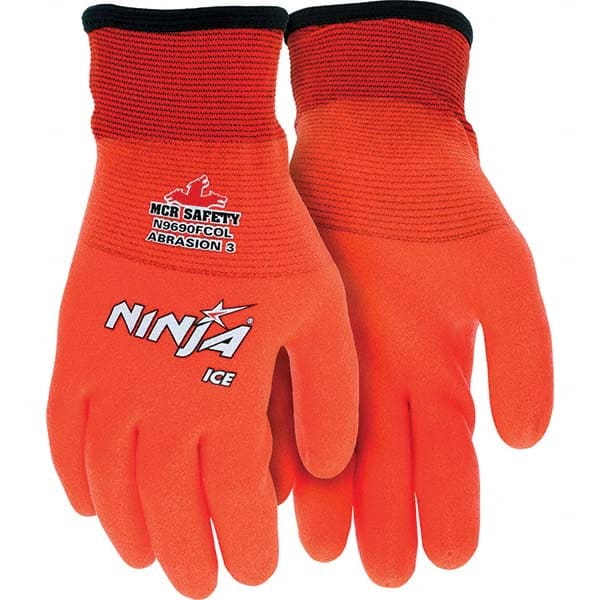 MCR Safety - Size 2XL (11), ANSI Cut Lvl A3, ANSI Puncture Lvl 2, ANSI Abrasion Lvl 3, Hydropellent Polyurethane Coated Cut & Puncture Resistant Gloves - Caliber Tooling