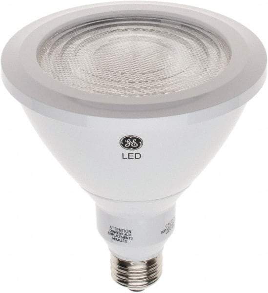 GE Lighting - 18 Watt LED Flood/Spot Medium Screw Lamp - 3,000°K Color Temp, 1,550 Lumens, 120 Volts, Dimmable, PAR38, 25,000 hr Avg Life - Caliber Tooling