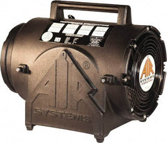 AIR Systems - 8" Inlet, Electric AC Contractor Grade Axial Fan - 0.33 hp, 823 CFM (Free Air), Explosion Proof, 220 Max Voltage Rating - Caliber Tooling