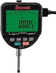 Starrett - Electronic Drop Indicators Minimum Measurement (Decimal Inch): 0.0000 Minimum Measurement (mm): 0.00 - Caliber Tooling