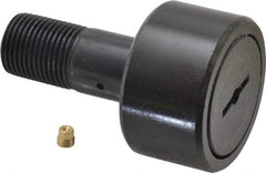 Accurate Bushing - 1-3/4" Roller Diam x 1" Width, 3/4" Stud Diam x 1-3/4" Length, Stud Cam Follower - Steel, 7/8" Thread Length, 3/4-16 Thread, 2-3/4" OAL, 7,870 Lb Dynamic Cap, 7,950 Lb Static Cap - Caliber Tooling