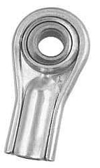 Alinabal - 5/16" ID, Female Spherical Rod End - 5/16-24 LH, Carbon Steel with Steel Raceway - Caliber Tooling