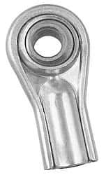 Alinabal - 3/8" ID, Female Spherical Rod End - 3/8-24 LH, Carbon Steel with Nylon Raceway - Caliber Tooling