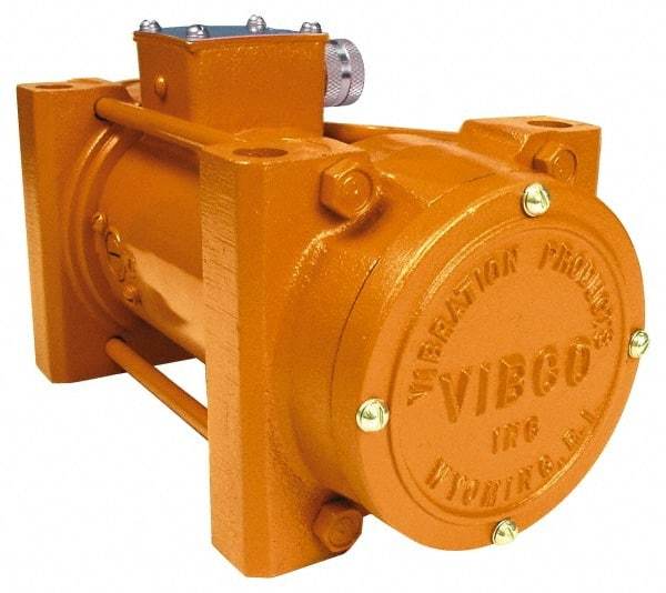 Vibco - 32 Amp, 12 Volt, 11-1/4" Long, Electric Vibrators - 0 to 1,400 Lbs. Force, 82 Decibels - Caliber Tooling