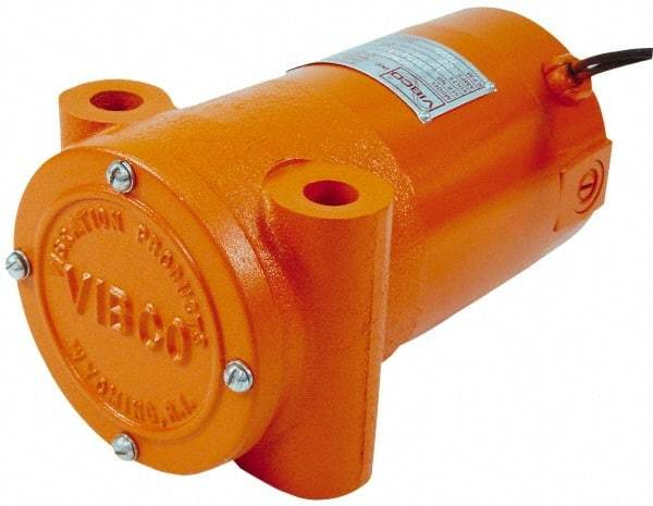 Vibco - 22 Amp, 12 Volt, 8-1/4" Long, Electric Vibrators - 0 to 400 Lbs. Force, 75 Decibels - Caliber Tooling