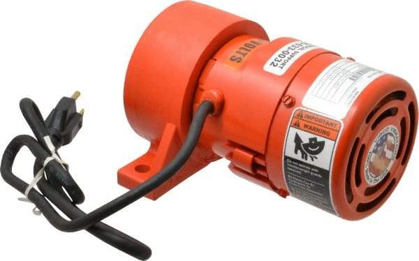 Vibco - 1 Phase, 1.7 Amp, 115 Volt, 7-1/2" Long, Electric Vibrators - 0 to 80 Lbs. Force, 50 Decibels - Caliber Tooling