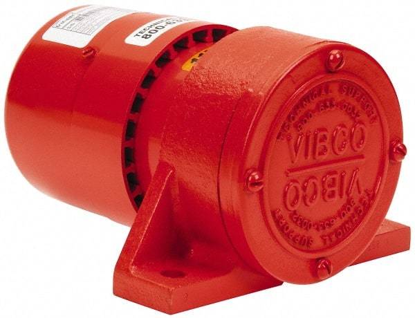 Vibco - 1 Phase, 1.7 Amp, 115 Volt, 7-1/2" Long, Electric Vibrators - 0 to 80 Lbs. Force, 50 Decibels - Caliber Tooling