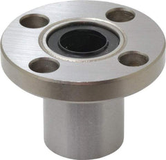 Value Collection - 1/2" ID, Round Flanged Single Linear Bearing - 7/8" OD - Caliber Tooling