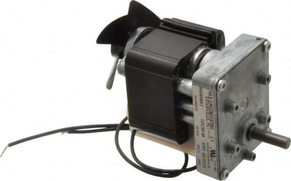 Made in USA - 115 Volt, 50 RPM, 69:1 Gear Ratio, CM Gearmotor - 20 Torque - Caliber Tooling