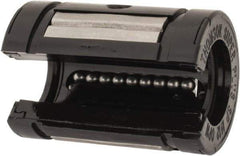 Thomson Industries - 12mm ID, 825 Lb Dynamic Load Capacity, Open Linear Bearing - 22mm OD - Caliber Tooling