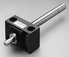 Thomson Industries - 3-1/2" Long, 2-3/4" High, Ballscrew End Block - 3/4" Lead Width, 1-1/2" Flange OD - Caliber Tooling