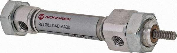 Norgren - 1/2" Stroke x 5/16" Bore Double Acting Air Cylinder - 10-32 Port, 5-40 Rod Thread - Caliber Tooling