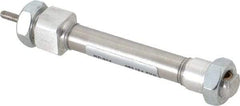 Norgren - 1/2" Stroke Single Acting Air Cylinder - 10-32 Port, 10-32 Rod Thread - Caliber Tooling