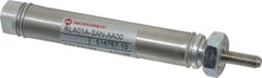 Norgren - 1" Stroke Single Acting Air Cylinder - 10-32 Port, 10-32 Rod Thread - Caliber Tooling