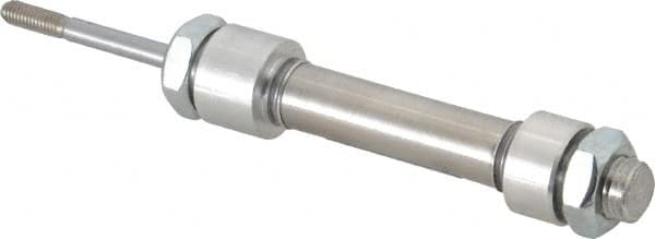 Norgren - 1" Stroke Double Acting Air Cylinder - 10-32 Port, 10-32 Rod Thread - Caliber Tooling