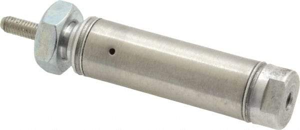 Norgren - 1/2" Stroke x 9/16" Bore Single Acting Air Cylinder - 10-32 Port, 10-32 Rod Thread - Caliber Tooling