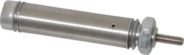 Norgren - 1" Stroke x 9/16" Bore Single Acting Air Cylinder - 10-32 Port, 10-32 Rod Thread - Caliber Tooling