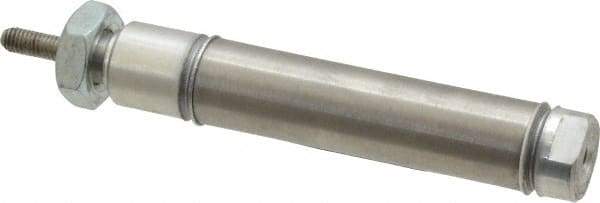 Norgren - 1-1/2" Stroke x 9/16" Bore Double Acting Air Cylinder - 10-32 Port, 10-32 Rod Thread - Caliber Tooling