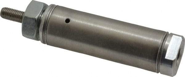 Norgren - 1" Stroke x 3/4" Bore Single Acting Air Cylinder - 1/8 Port, 1/4-28 Rod Thread - Caliber Tooling