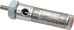 Norgren - 1/2" Stroke x 3/4" Bore Double Acting Air Cylinder - 1/8 Port, 1/4-28 Rod Thread - Caliber Tooling