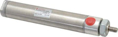 Norgren - 4" Stroke x 1-1/16" Bore Double Acting Air Cylinder - 1/8 Port, 5/16-24 Rod Thread - Caliber Tooling