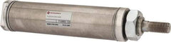 Norgren - 2" Stroke x 1-1/4" Bore Single Acting Air Cylinder - 1/8 Port, 7/16-20 Rod Thread - Caliber Tooling